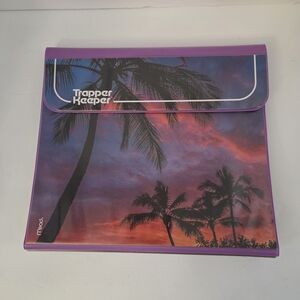 Trapper Keeper Purple Sunset 3-Ring Binder Folder